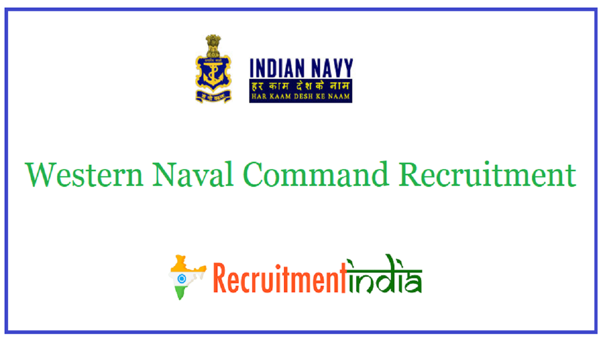 Western Naval Command Recruitment