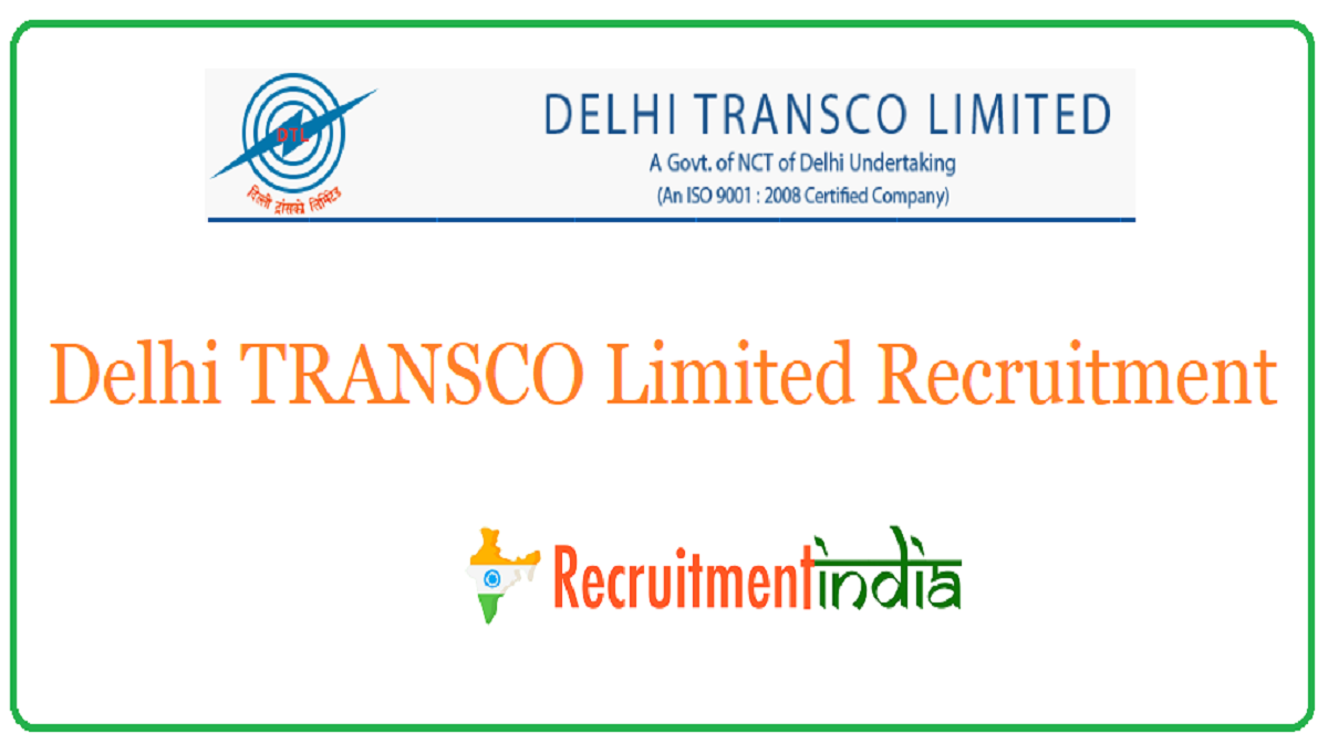 Delhi TRANSCO Limited Recruitment