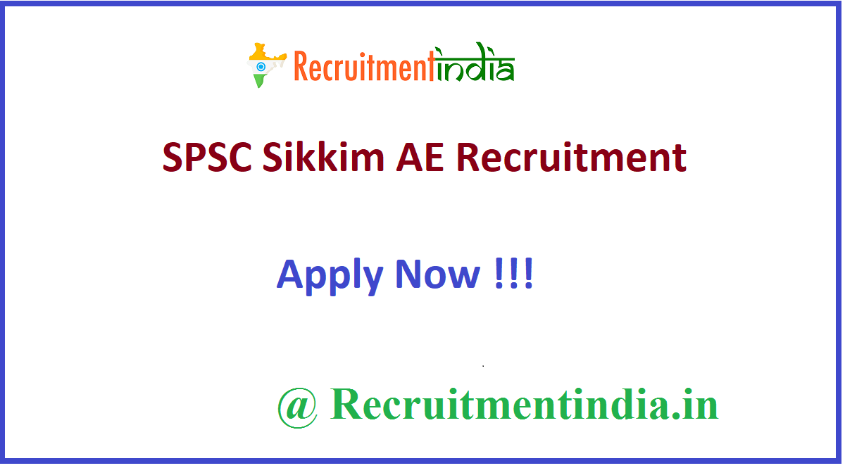 SPSC Sikkim AE Recruitment 