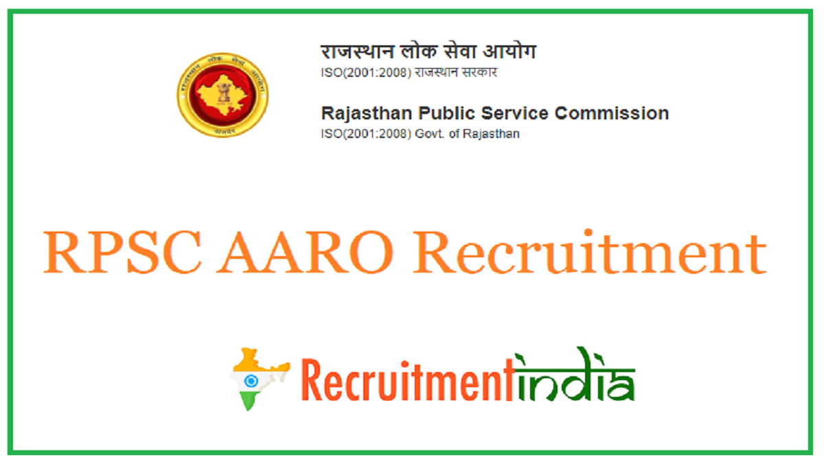 RPSC AARO Recruitment