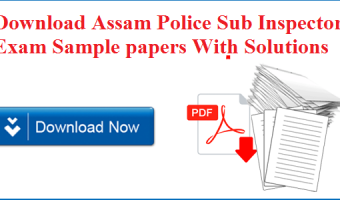 Assam Police SI Previous Papers