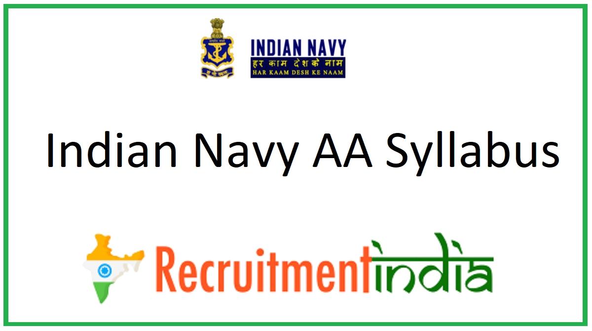 Indian Navy AA Syllabus