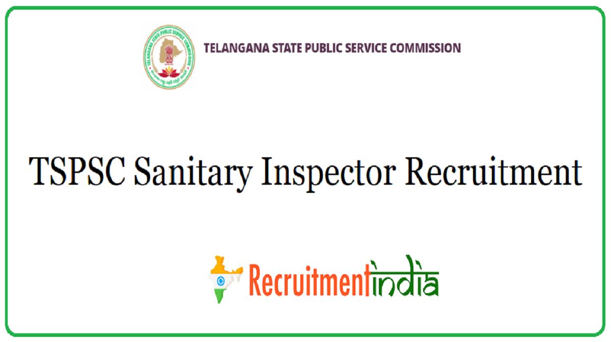 TSPSC Sanitary Inspector Recruitment