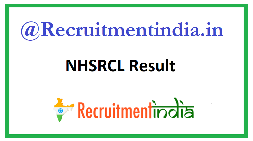 NHSRCL Result 
