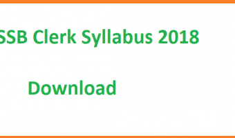 PSSSB Clerk Syllabus 2018