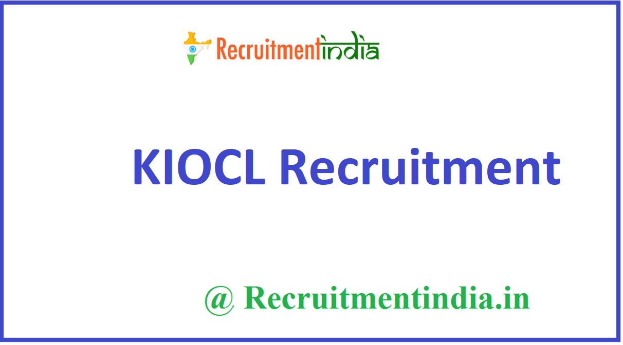 KIOCL Recruitment 