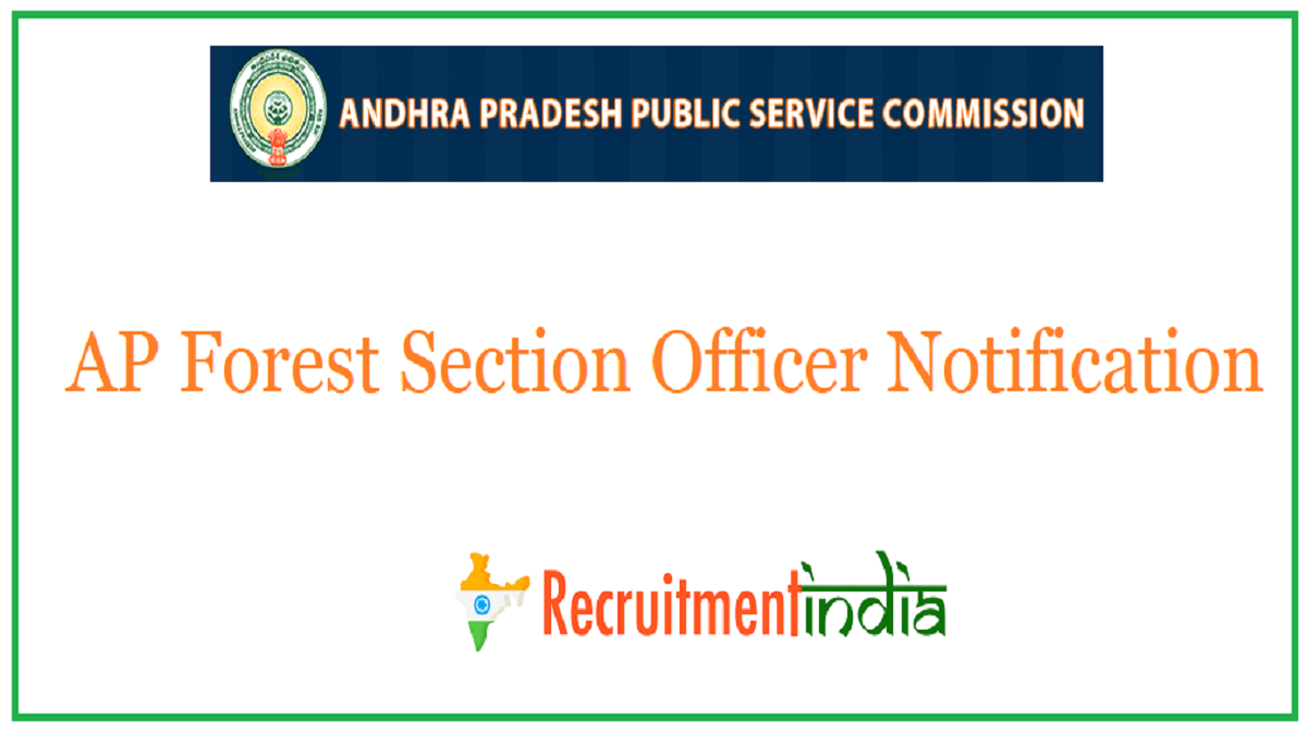 AP Forest Section Officer Notification