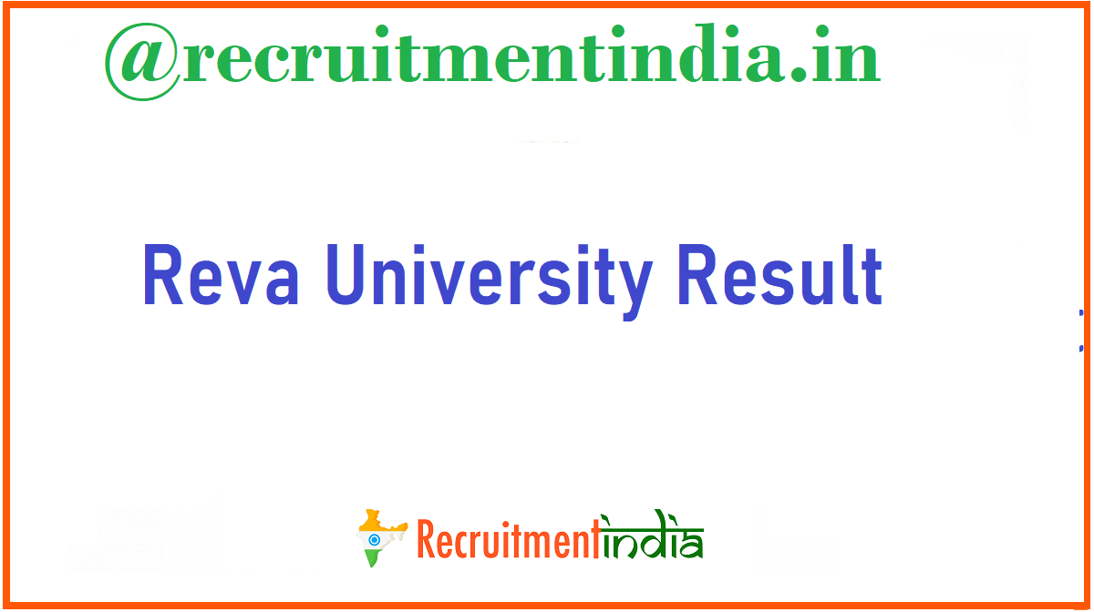 Reva University Result