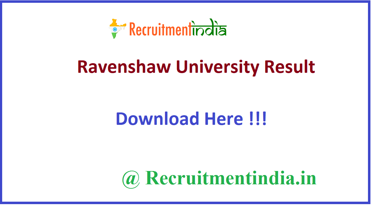 Ravenshaw University Result 