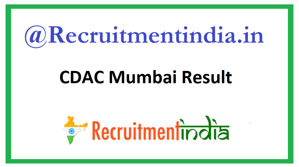 CDAC Mumbai Result