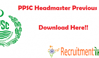 PPSC Headmaster Previous Papers