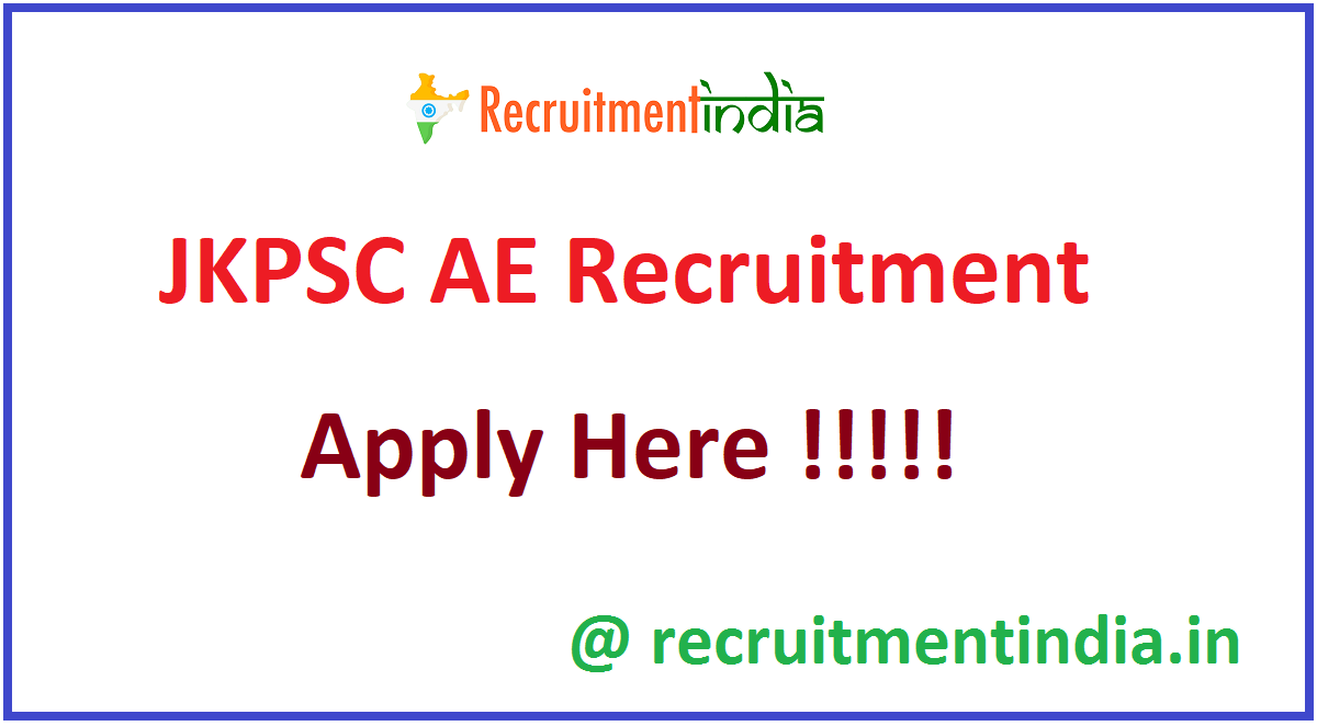 JKPSC AE Recruitment