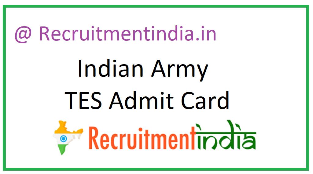 Indian Army TES Admit Card 