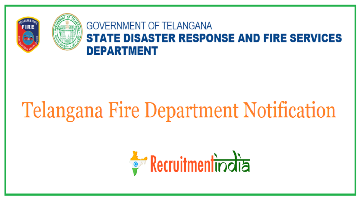 Telangana Fire Department Notification