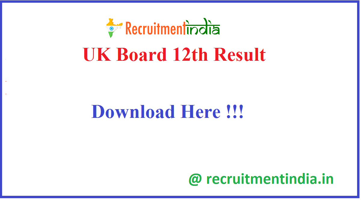 UK Board 12th Result