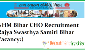 NHM Bihar CHO Recruitment