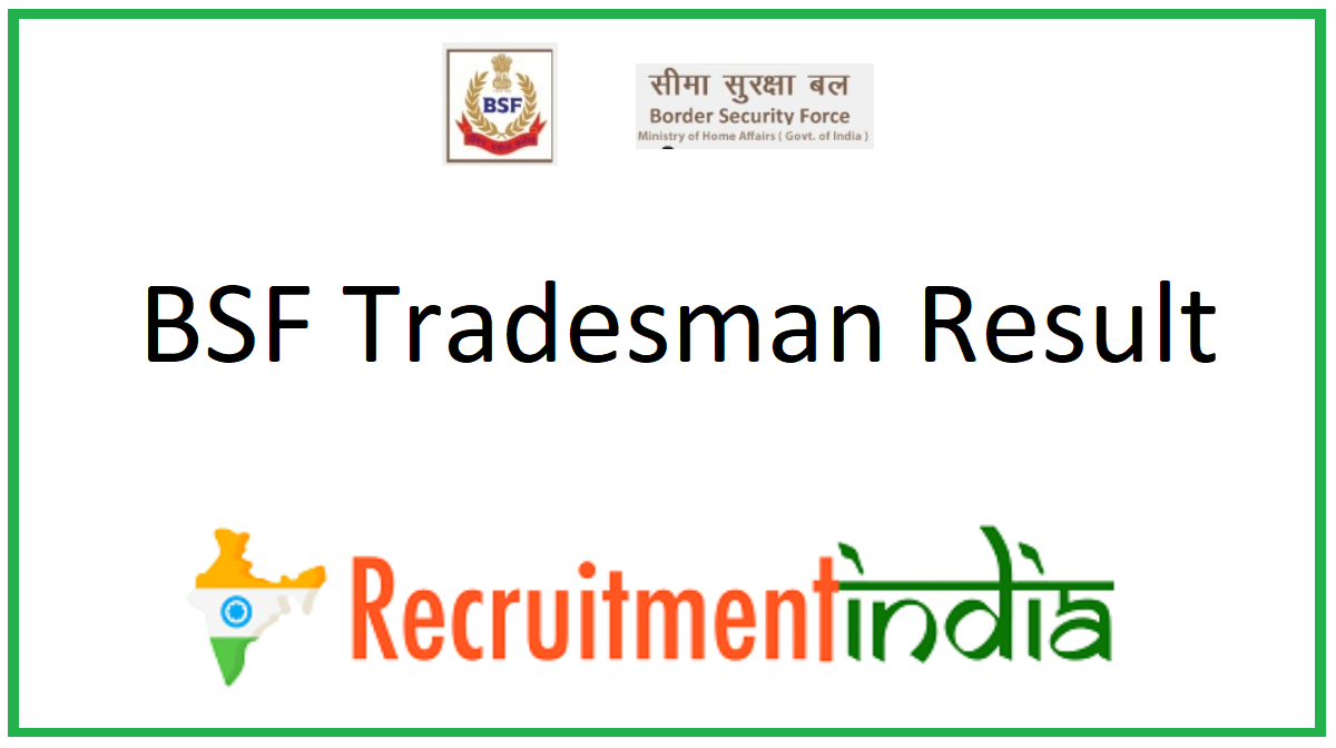 BSF Tradesman Result