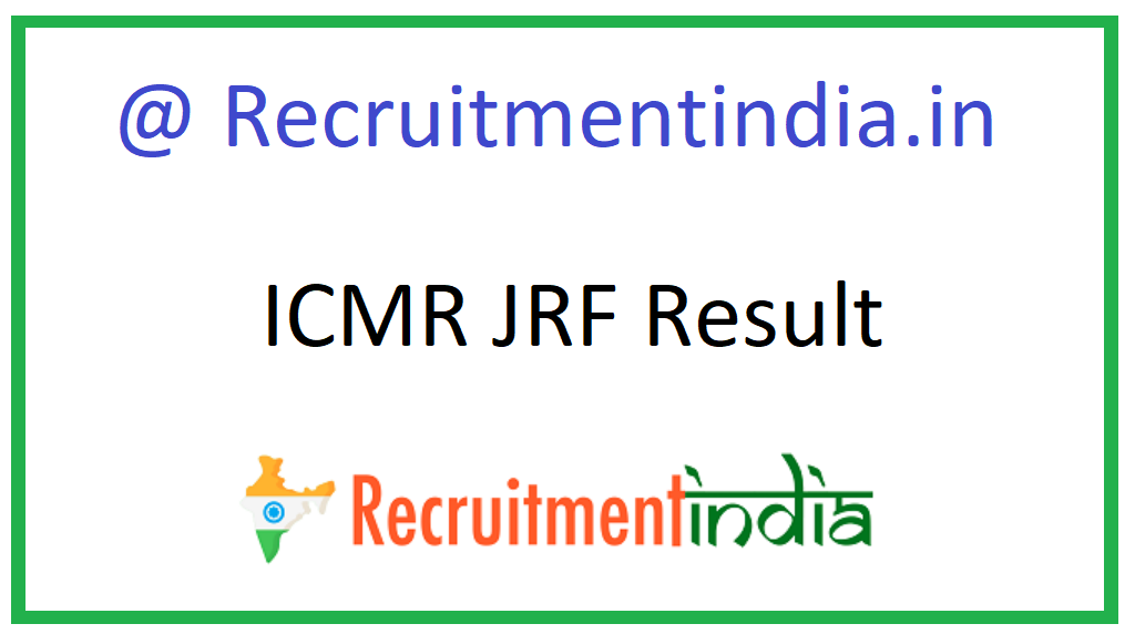 ICMR JRF Result
