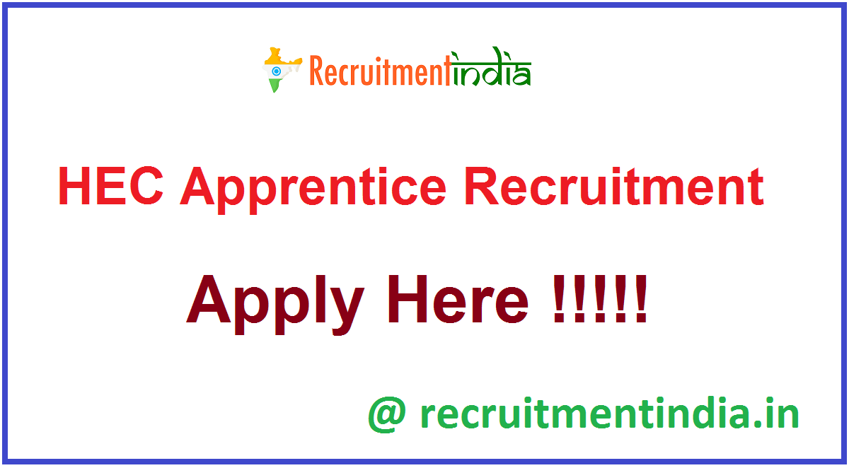 HEC Apprentice Recruitment