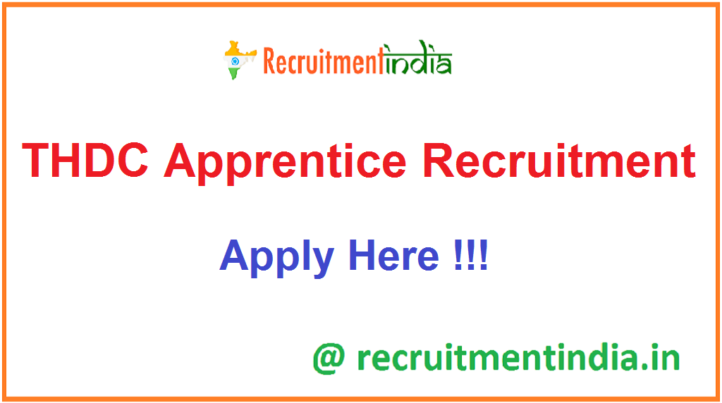 THDC Apprentice Recruitment