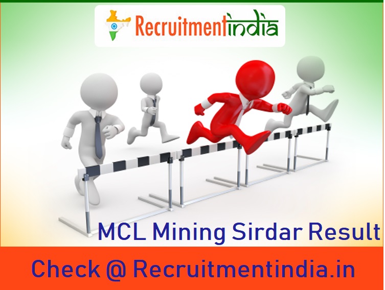 MCL Mining Sirdar Result