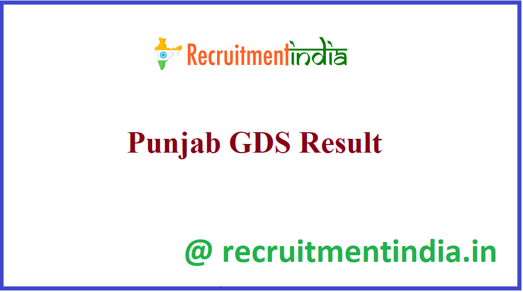 Punjab GDS Result