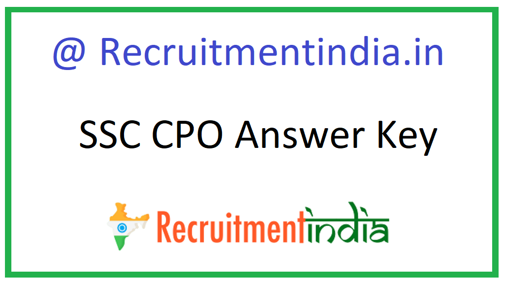 SSC CPO Answer Key