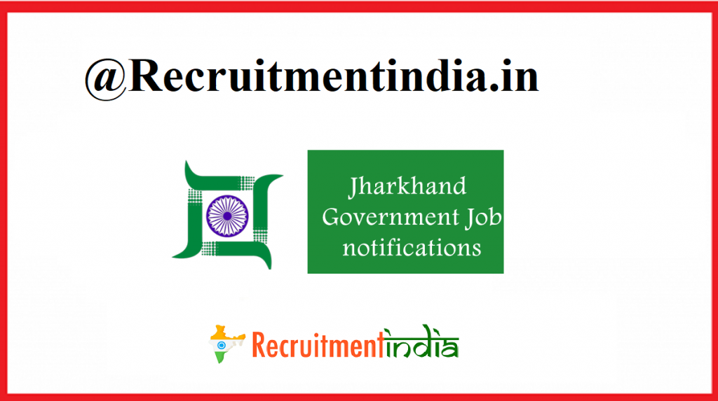 Govt Jobs In Jharkhand