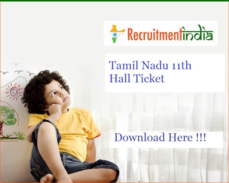 Tamil Nadu 11th Hall Ticket 2020