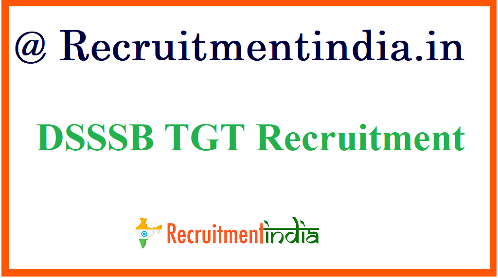 DSSSB TGT Recruitment
