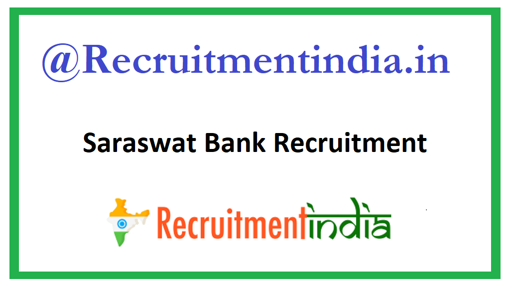 Saraswat Bank Recruitment 