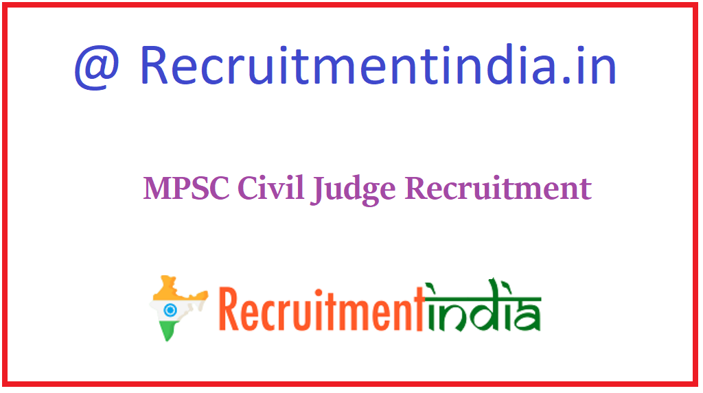 MPSC Civil Judge Recruitment