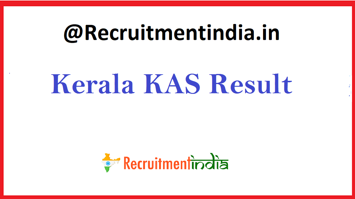 Kerala KAS Result 