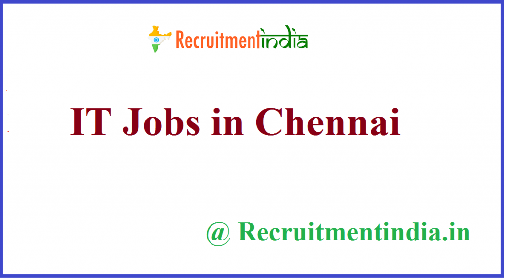 IT Jobs in Chennai 