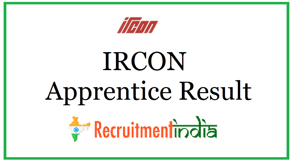 IRCON Apprentice Result