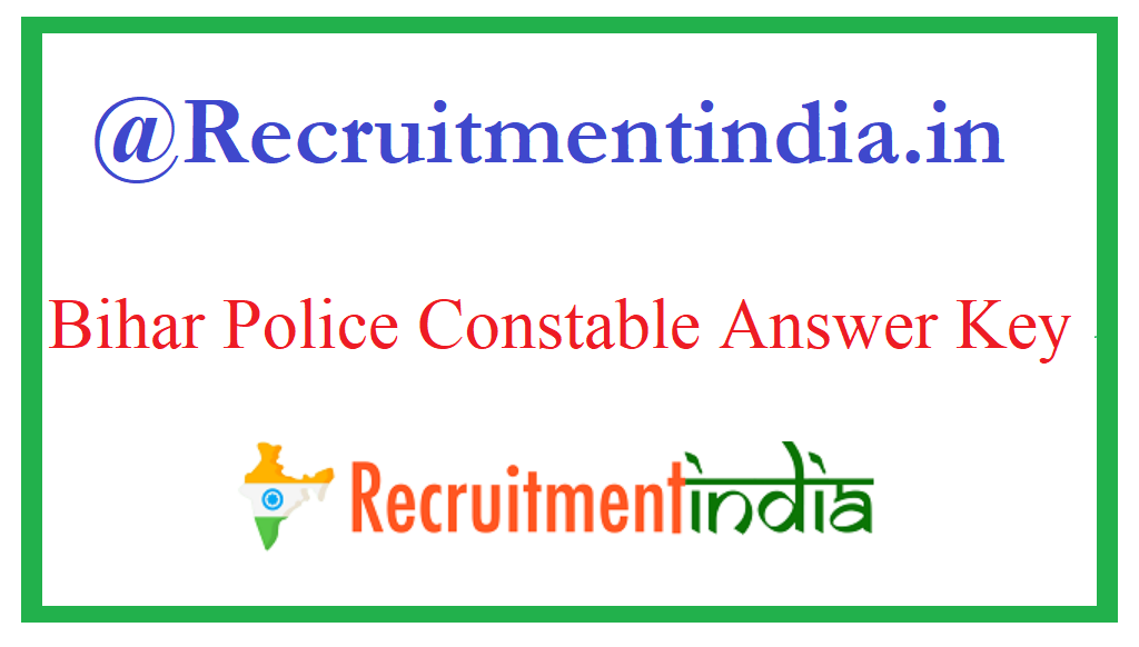 Bihar Police Officer Answer Key