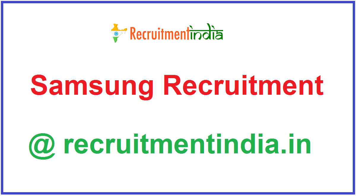 Samsung Recruitment