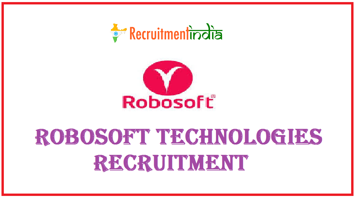 Robosoft Technologies Recruitment