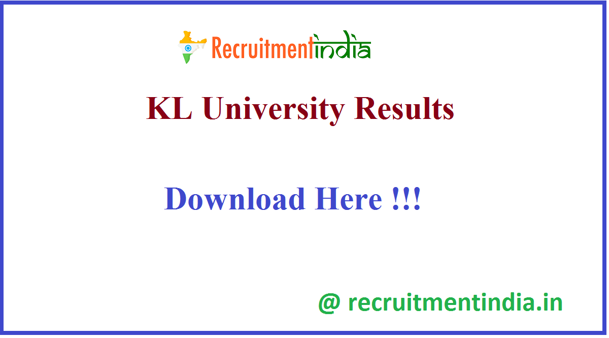 KL University Results 