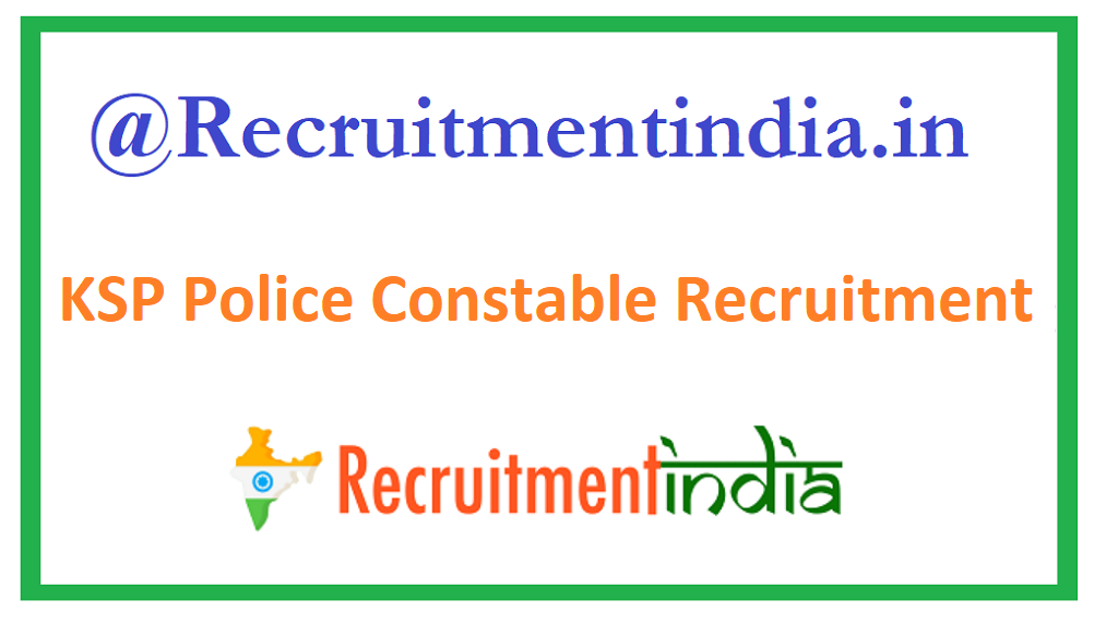 KSP Police Constable Recruitment