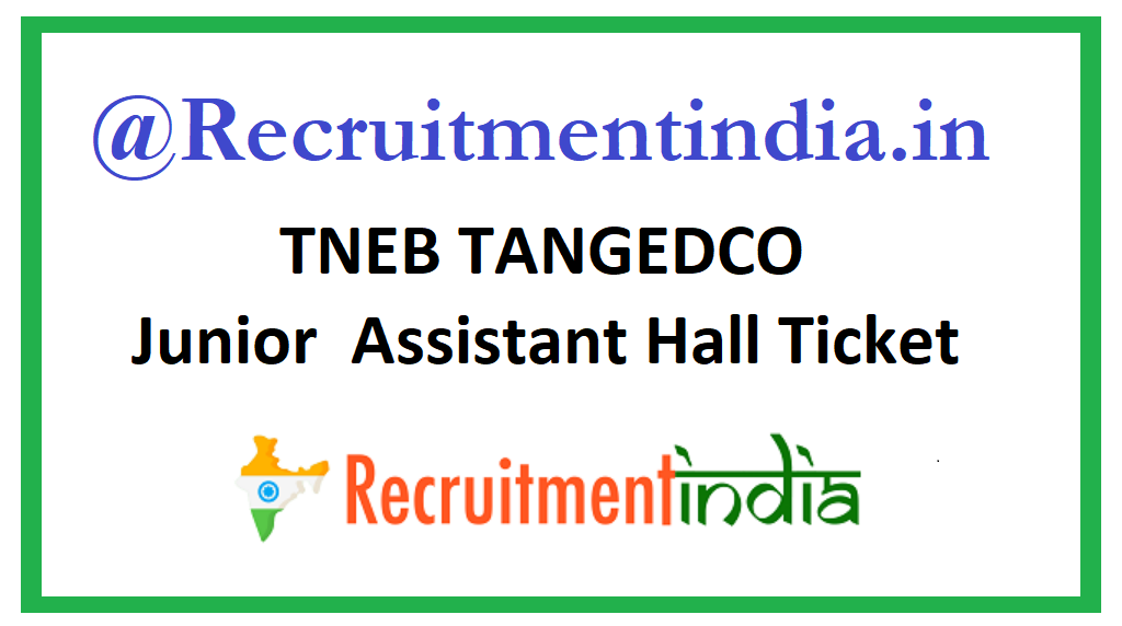 TNEB TANGEDCO Junior Assistant Hall Ticket