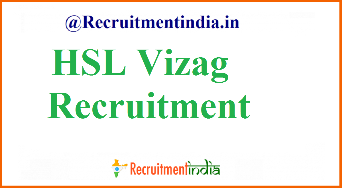 HSL Vizag Recruitment
