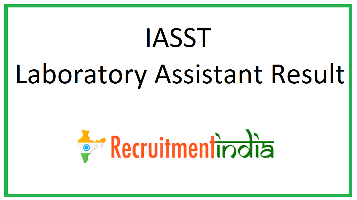 IASST Laboratory Assistant Result