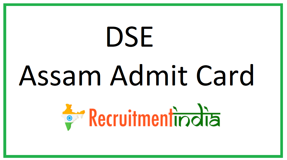 DSE Assam Admit Card