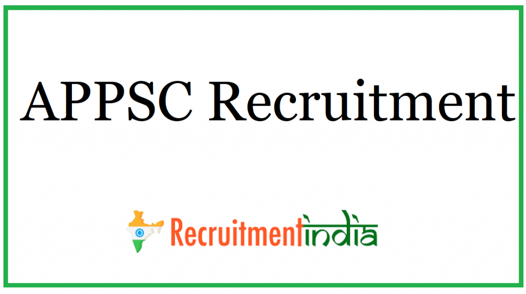  APPSC Recruitment