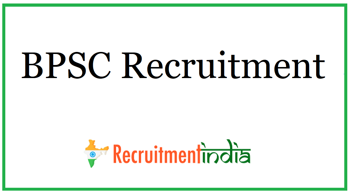 BPSC Recruitment 
