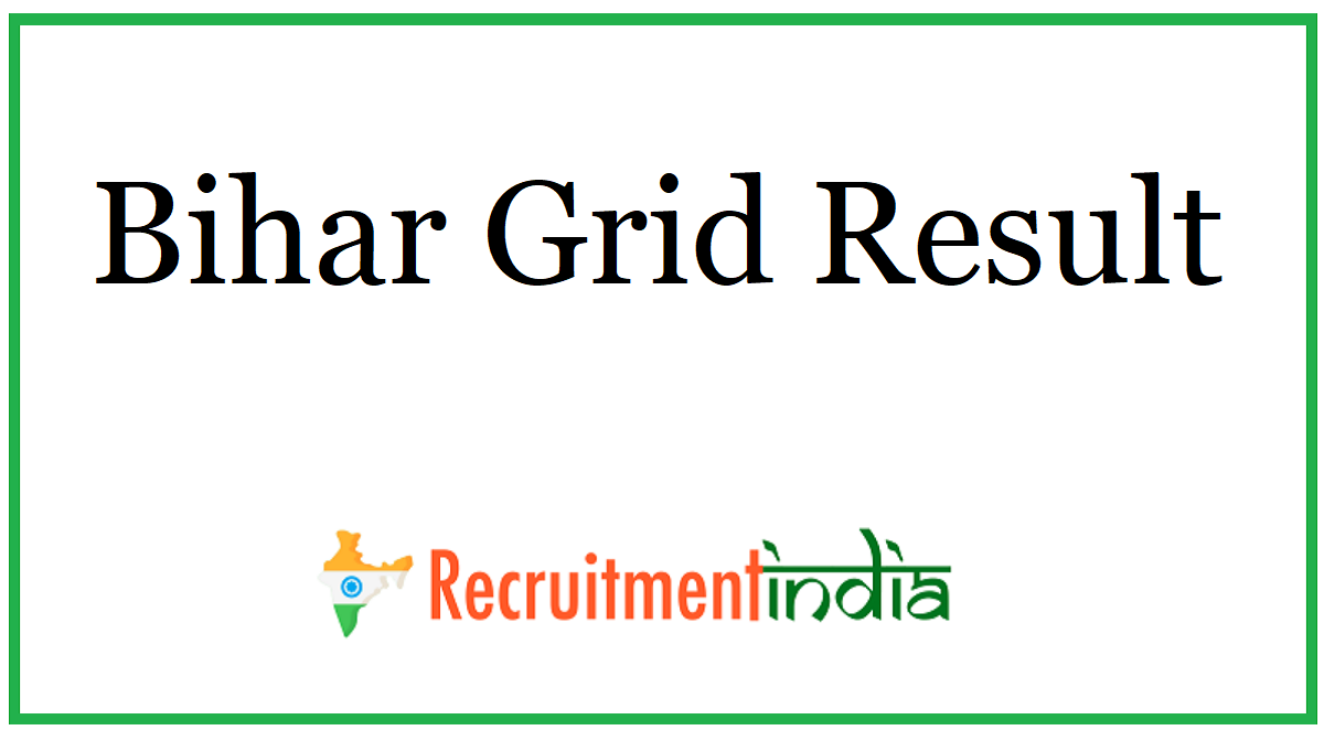  Bihar Grid Result