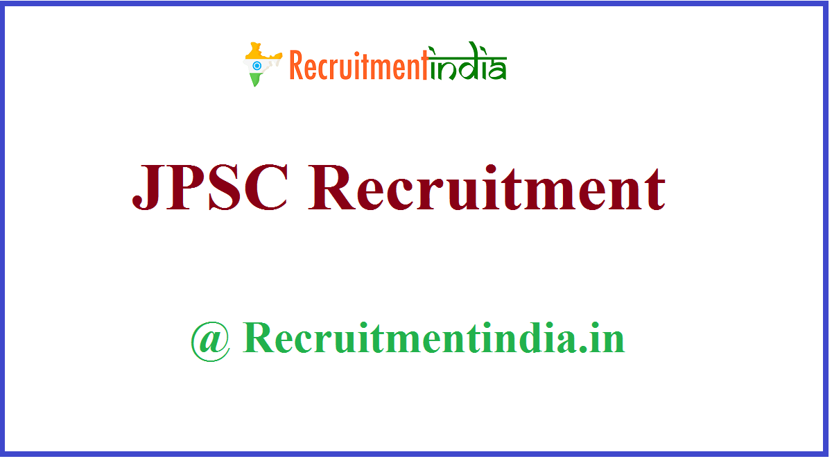JPSC Recruitment 
