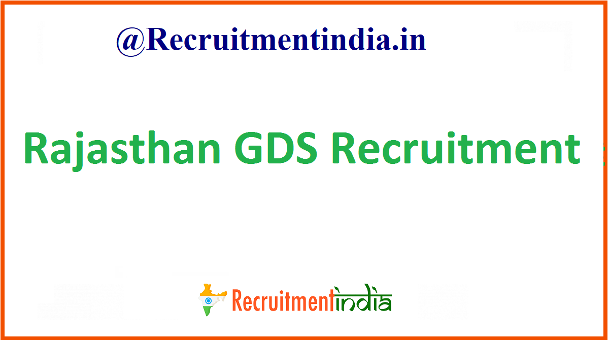 Rajasthan GDS Recruitment