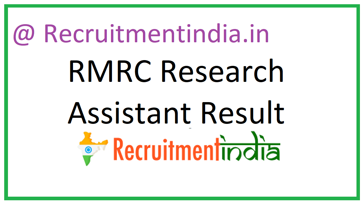 RMRC Research Assistant Result